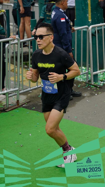 Race photo from Mangkunegaran Run 2025