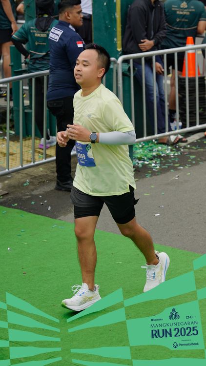 Race photo from Mangkunegaran Run 2025