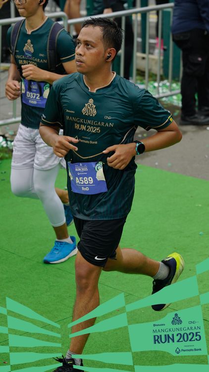 Race photo from Mangkunegaran Run 2025