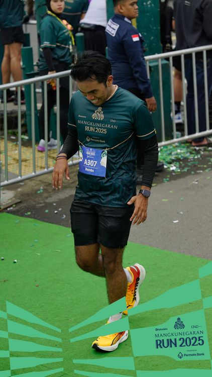Race photo from Mangkunegaran Run 2025
