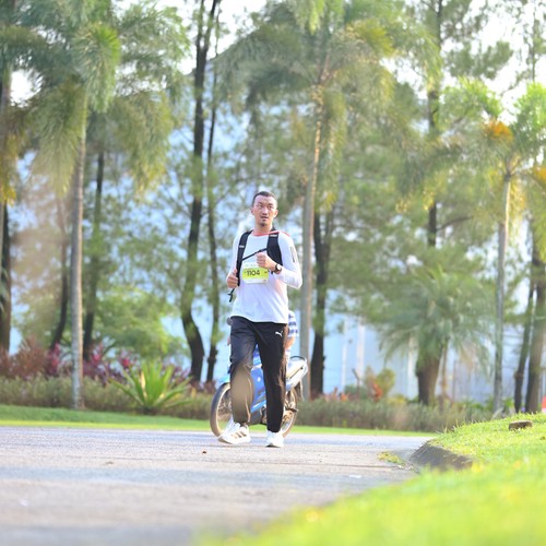 Race photo from BOGORUN 2026