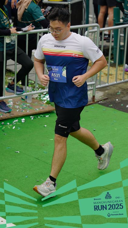 Race photo from Mangkunegaran Run 2025