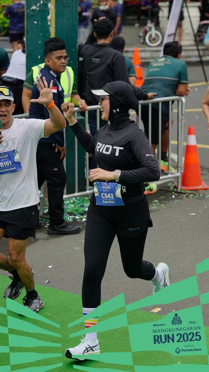 Race photo from Mangkunegaran Run 2025