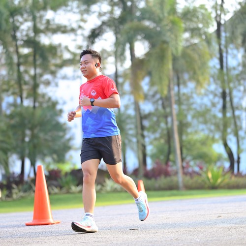 Race photo from BOGORUN 2026