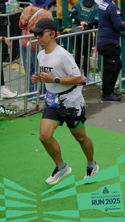 Race photo from Mangkunegaran Run 2025