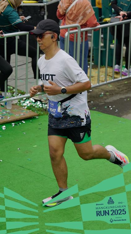 Race photo from Mangkunegaran Run 2025