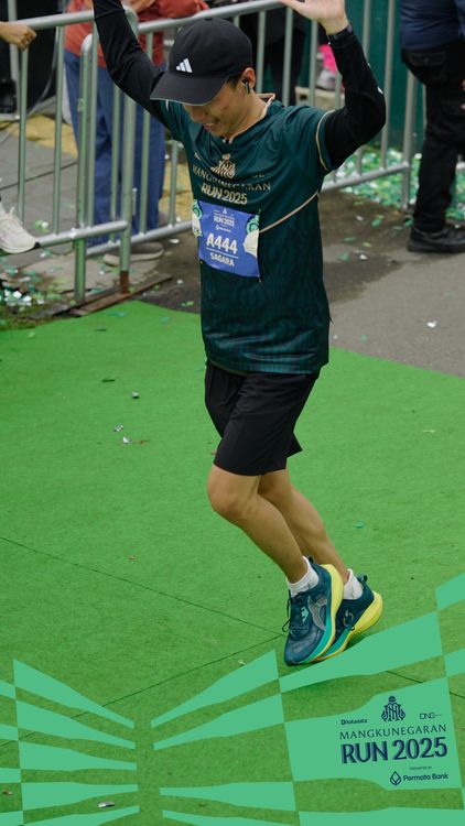 Race photo from Mangkunegaran Run 2025