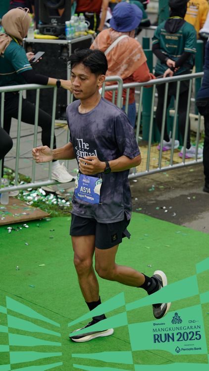 Race photo from Mangkunegaran Run 2025