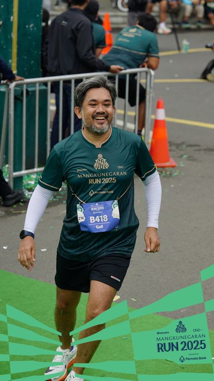 Race photo from Mangkunegaran Run 2025
