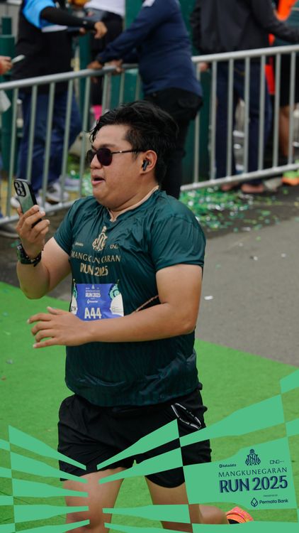 Race photo from Mangkunegaran Run 2025
