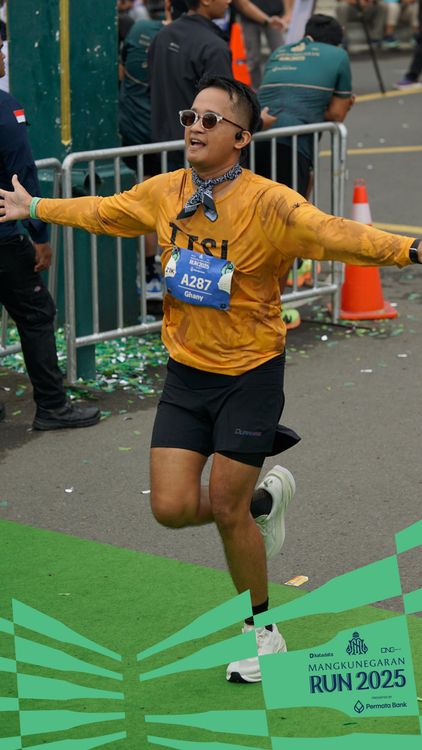 Race photo from Mangkunegaran Run 2025