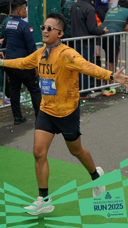 Race photo from Mangkunegaran Run 2025