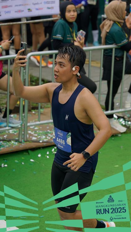 Race photo from Mangkunegaran Run 2025