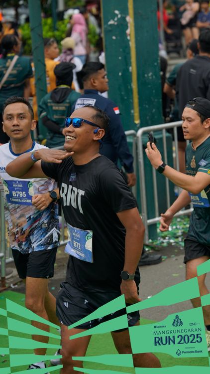 Race photo from Mangkunegaran Run 2025