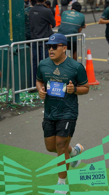 Race photo from Mangkunegaran Run 2025