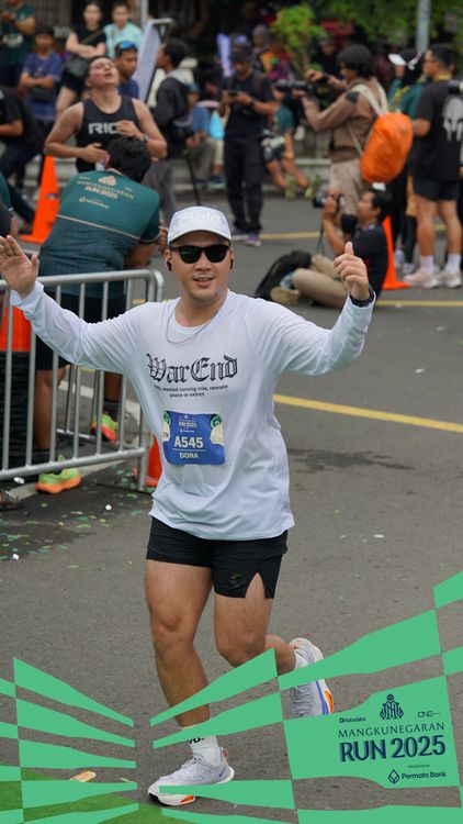 Race photo from Mangkunegaran Run 2025