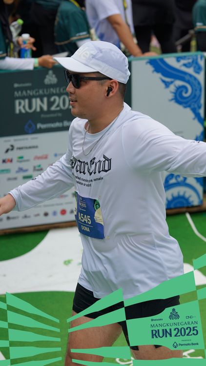 Race photo from Mangkunegaran Run 2025