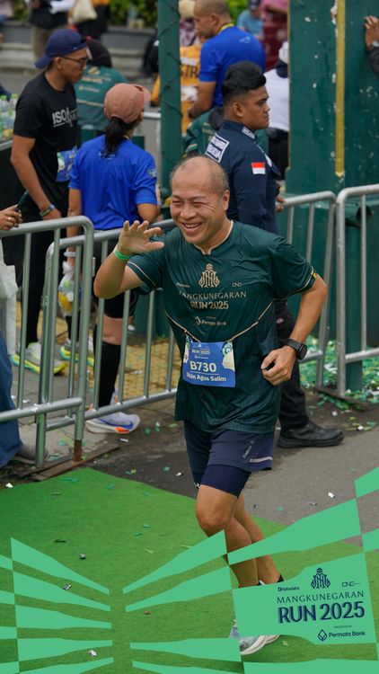 Race photo from Mangkunegaran Run 2025