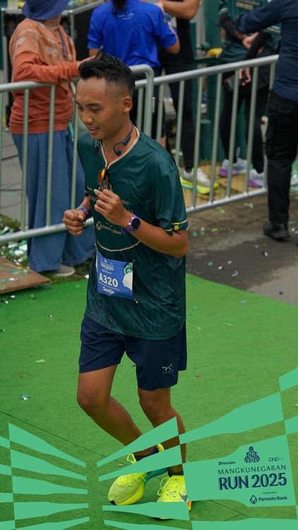 Race photo from Mangkunegaran Run 2025