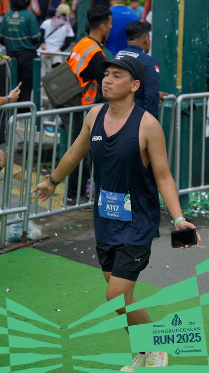 Race photo from Mangkunegaran Run 2025
