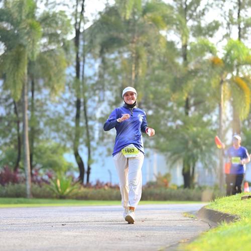 Race photo from BOGORUN 2026
