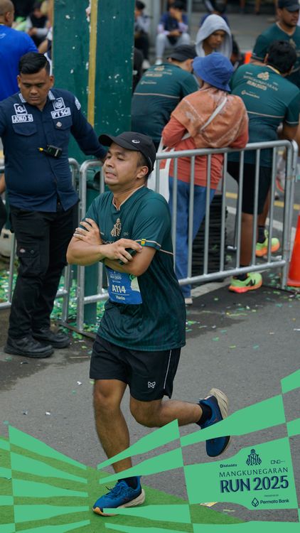 Race photo from Mangkunegaran Run 2025