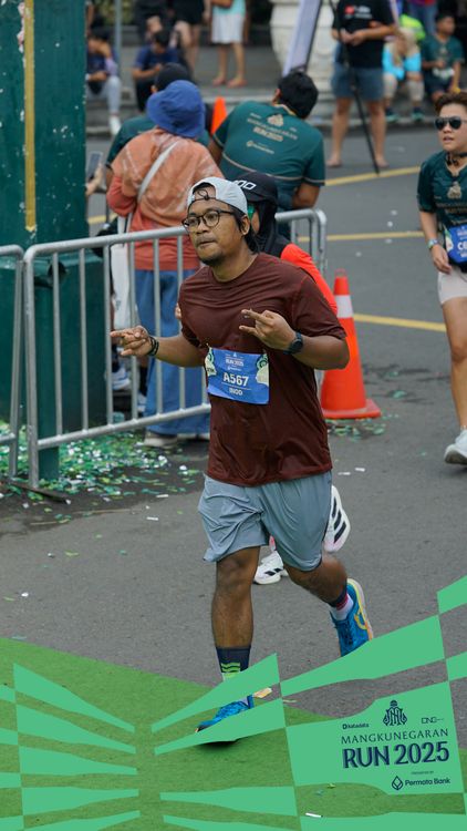 Race photo from Mangkunegaran Run 2025