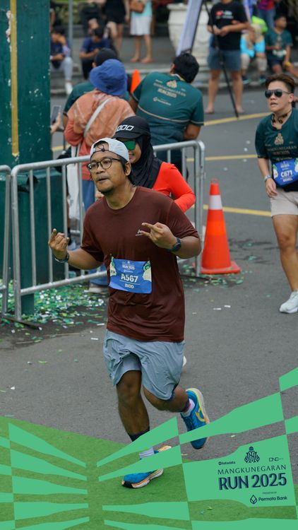 Race photo from Mangkunegaran Run 2025