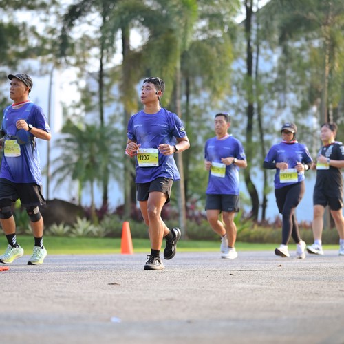 Race photo from BOGORUN 2026