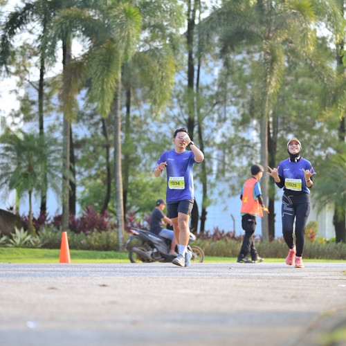 Race photo from BOGORUN 2026