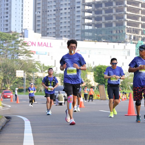 Race photo from BOGORUN 2026