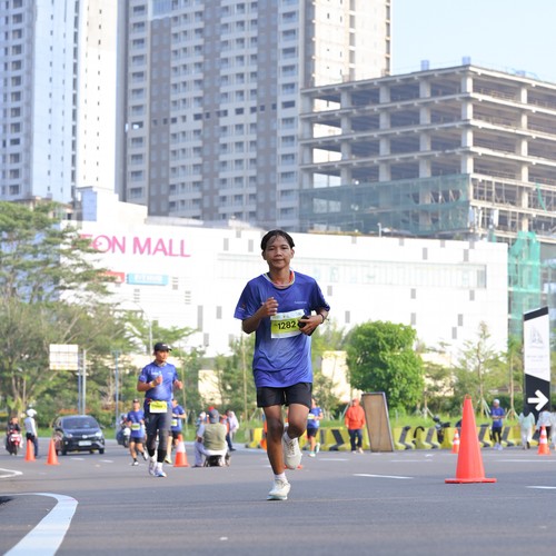 Race photo from BOGORUN 2026