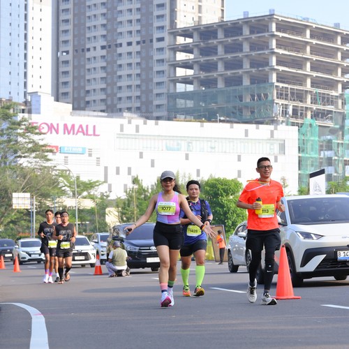 Race photo from BOGORUN 2026