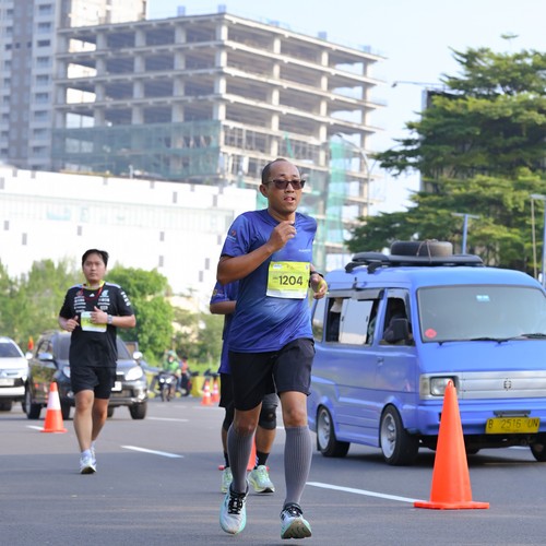 Race photo from BOGORUN 2026