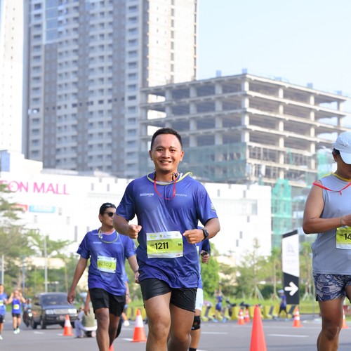 Race photo from BOGORUN 2026