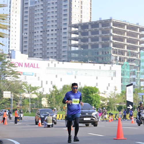 Race photo from BOGORUN 2026