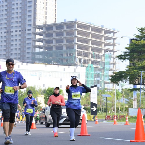Race photo from BOGORUN 2026