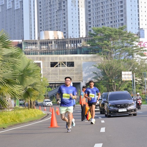 Race photo from BOGORUN 2026