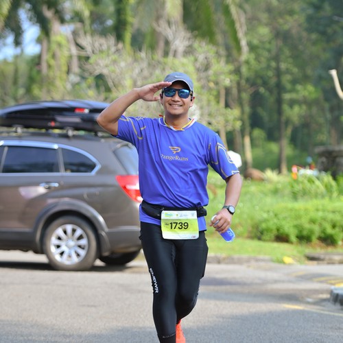 Race photo from BOGORUN 2026