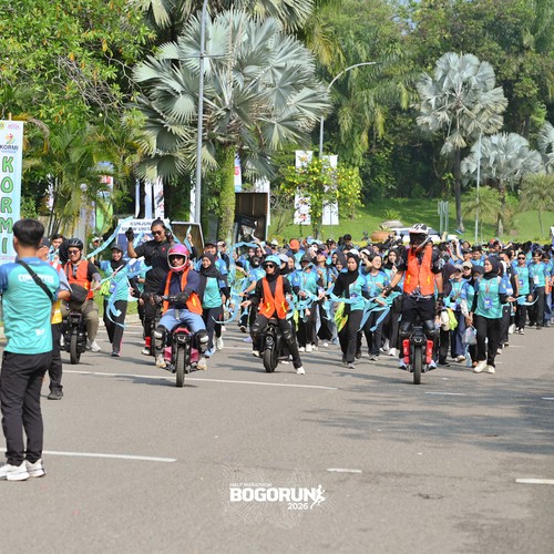 Race photo from BOGORUN 2026
