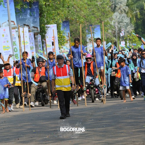 Race photo from BOGORUN 2026