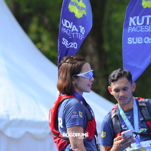 Race photo from BOGORUN 2026
