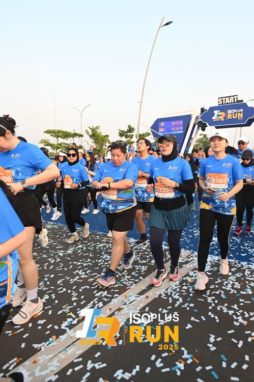 Race photo from ISOPLUS RUN 2025 - JAKARTA
