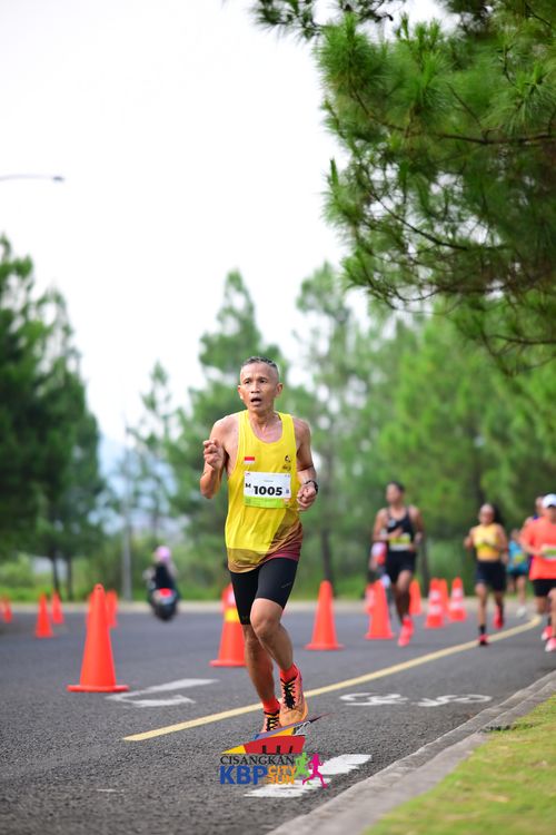 Race photo from CISANGKAN KBP CITY RUN 2025