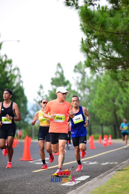 Race photo from CISANGKAN KBP CITY RUN 2025