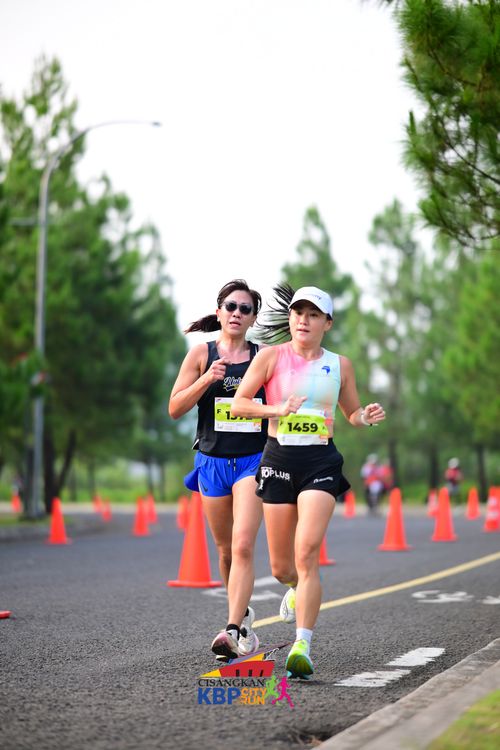 Race photo from CISANGKAN KBP CITY RUN 2025