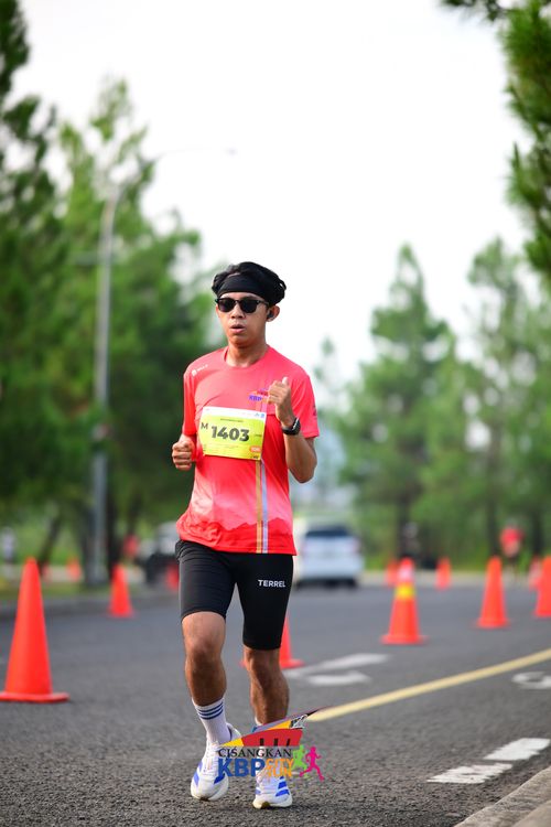 Race photo from CISANGKAN KBP CITY RUN 2025