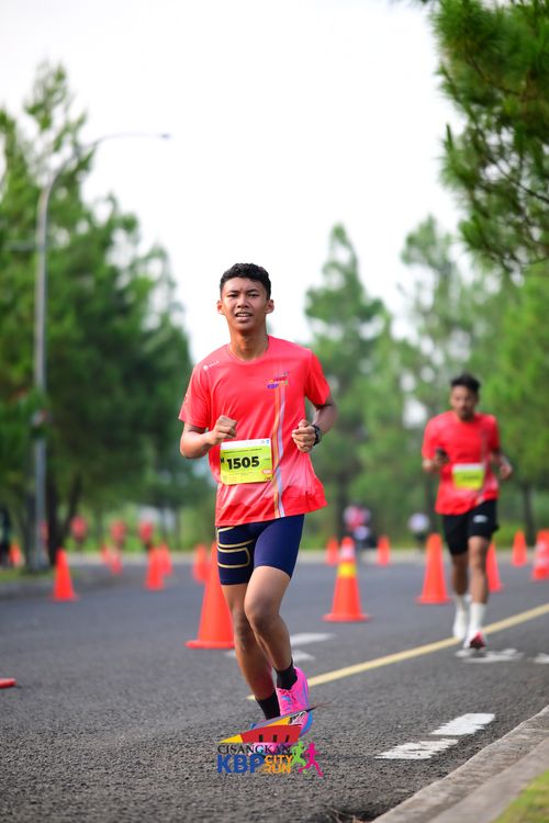 Race photo from CISANGKAN KBP CITY RUN 2025