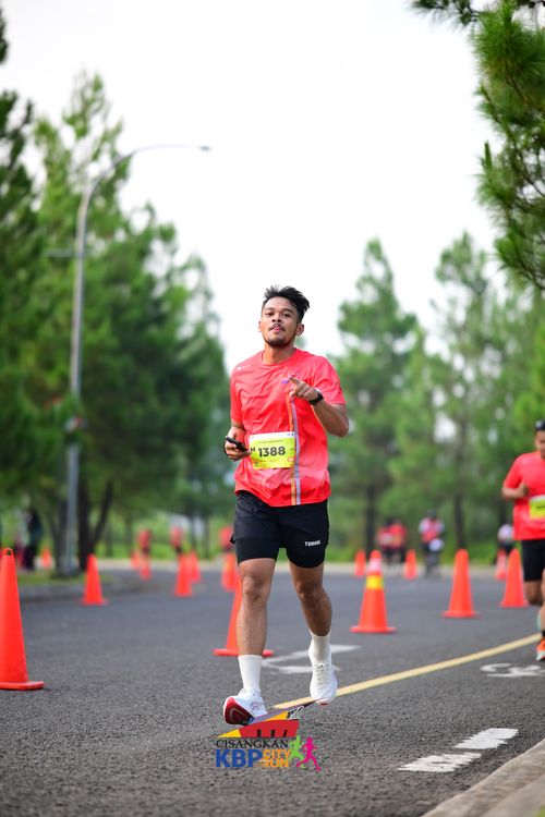 Race photo from CISANGKAN KBP CITY RUN 2025
