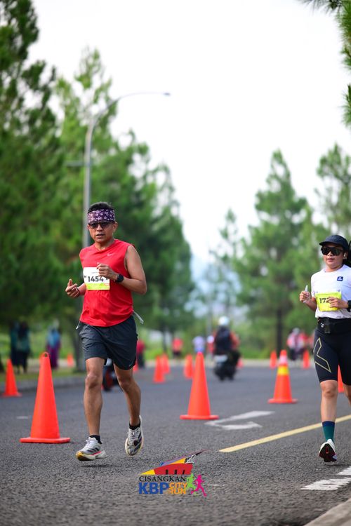 Race photo from CISANGKAN KBP CITY RUN 2025